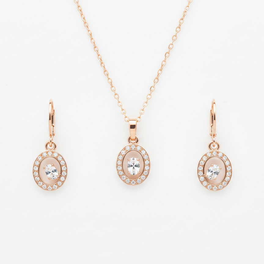 Aurora Halo Rose Set