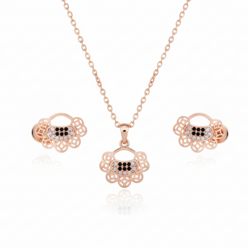 Rosé Royale Pendant Set